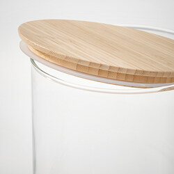 EKLATANT jar with lid