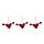 Select colour variation: Heart shaped red / white