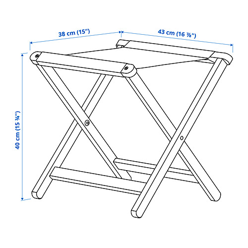 SOLUPPGÅNG, stool, outdoor. 4 of 4 open dialog