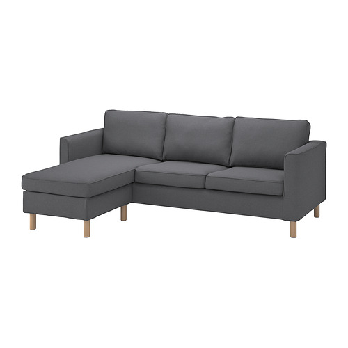 PÄRUP, 3 seat sofa with chaiselongue 1 of 9 open dialog