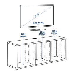 Measurement Illustration - BESTÅ TV unit