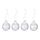 Current variation: Bauble clear glass / white
