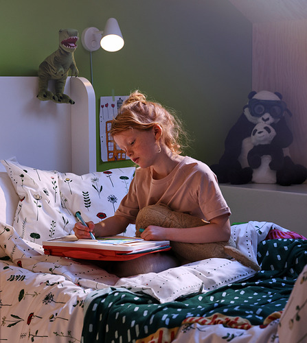 NATTSLÄNDA, duvet cover and pillowcase(s) 7 of 7 open dialog