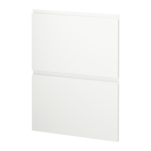 Mueble de cocina METOD blanco con diseño moderno y minimalista y tiradores integrados.