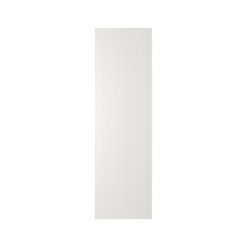 Armario blanco STENSUND, rectangular, enmarcado, paneles ranurados, lacados.