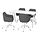 Select colour variation: white/dark gray, 63x31 1/2 "