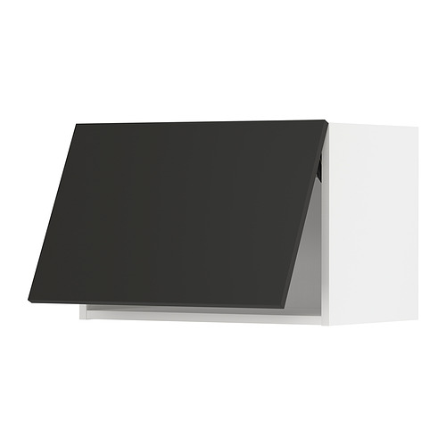 METOD, wall cabinet horizontal w/ push-op. 1 of 4 open dialog