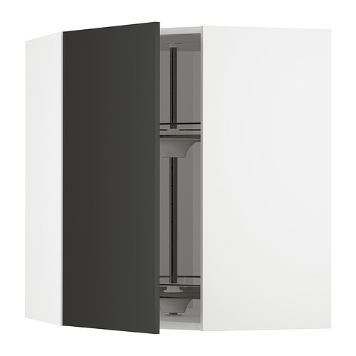 METOD, corner wall cabinet with carousel. 1 of 4 open dialog