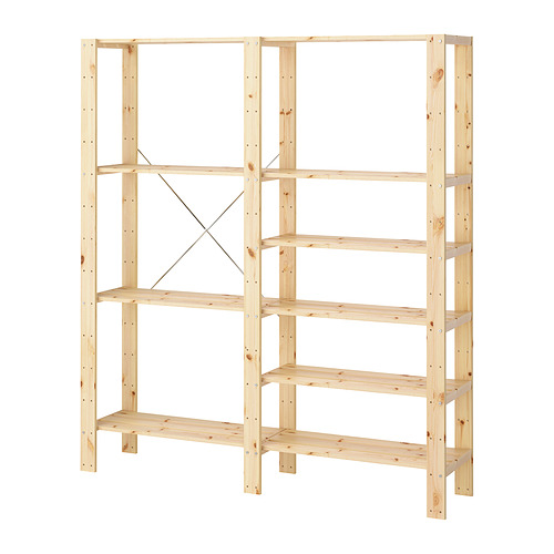 HEJNE, 2 section shelving unit. 1 of 4 open dialog