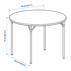 Measurement Illustration - GRÖTÅN table