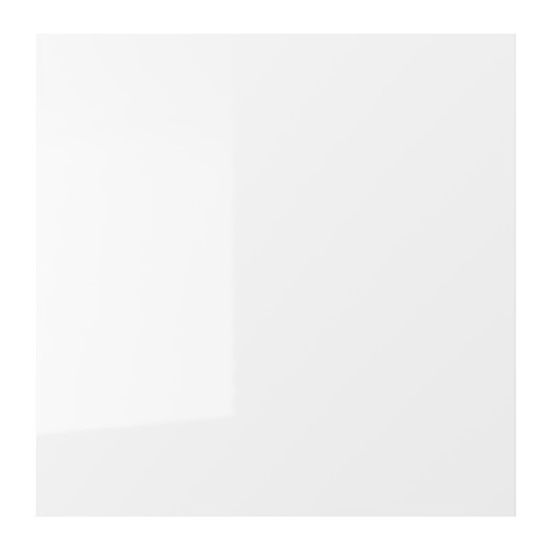 Armarios de cocina RINGHULT: blancos, brillantes, cuadrados, duraderos, de fácil limpieza, de apertura vertical u horizontal.