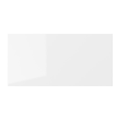 Cajón de cocina blanco brillante RINGHULT. Diseño moderno, rectangular, duradero y fácil de limpiar.