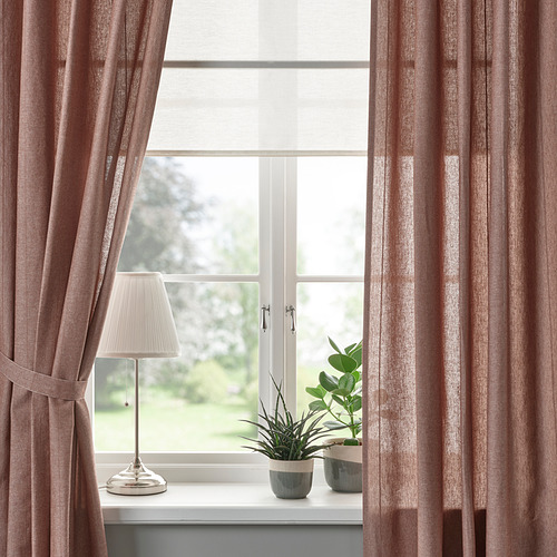 LENDA, curtains with tie-backs, 1 pair 5 of 9 open dialog