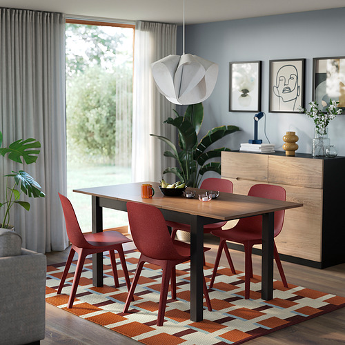 ÅLHULT / ODGER, Extendable table and 4 chairs. 2 of 6 open dialog