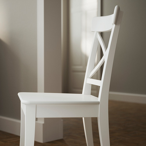 ROSENTORP, extendable dining table and 6 chairs. 7 of 9 open dialog