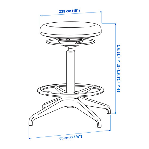 LIDKULLEN, sit/stand support 3 of 13 open dialog