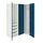 Select colour variation: white/blue
