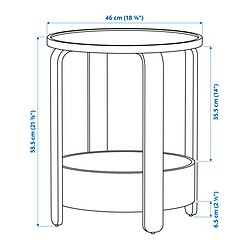 Measurement Illustration - BORGEBY side table