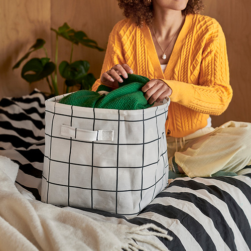 SLÅTTERVALL, canasta de almacenamiento. 4 de 6 open dialog