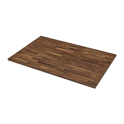 KARLBY, countertop for kitchen island, Walnut / veneer