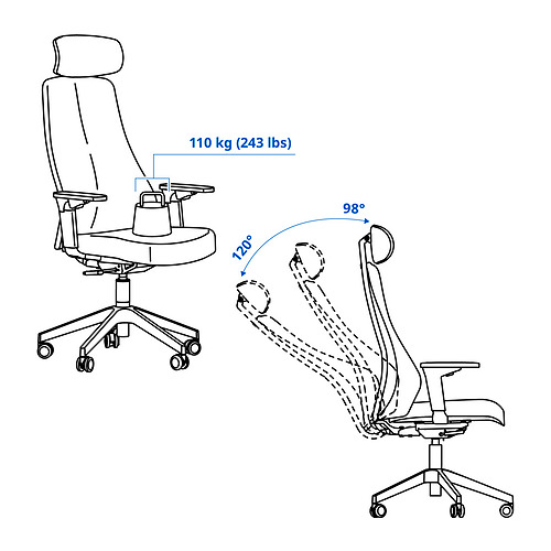 MATCHSPEL, gaming chair. 12 of 13 open dialog