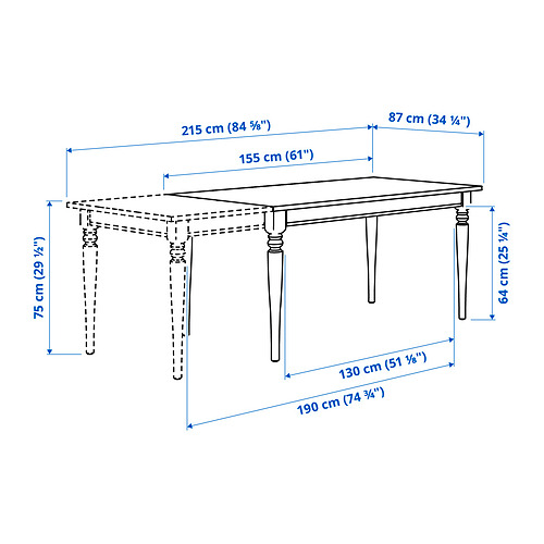 ROSENTORP, extendable table. 6 of 6 open dialog