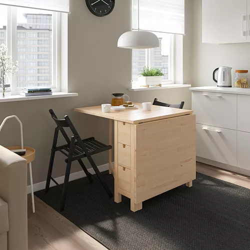 IKEA Santo Domingo - NORDEN drop leaf dining table, birch, 10 1/4