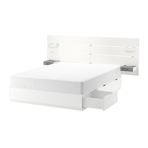 NORDLI, Cama King con cabecera. 1 de 10 open dialog