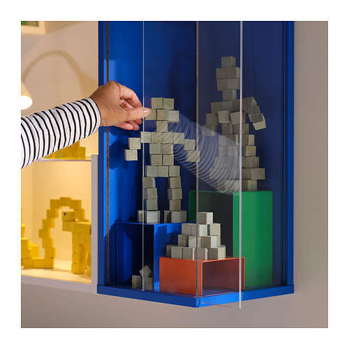 BRÄNNBOLL, wall-mounted display cabinet 5 of 7 open dialog