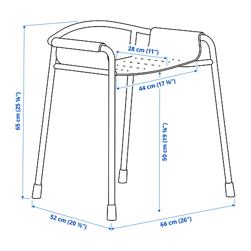BÄSINGEN, shower chair 6 of 6 open dialog