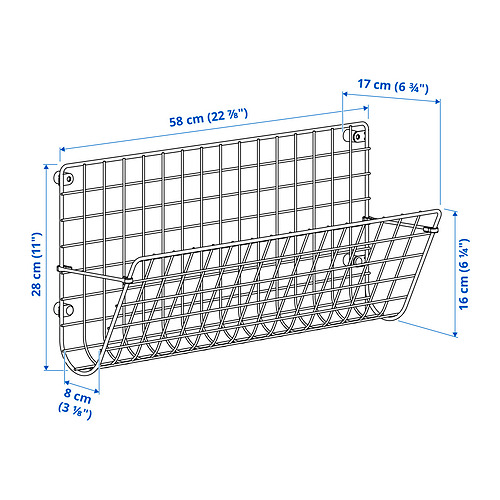 GREJIG, organizador de pared. 5 de 6 open dialog