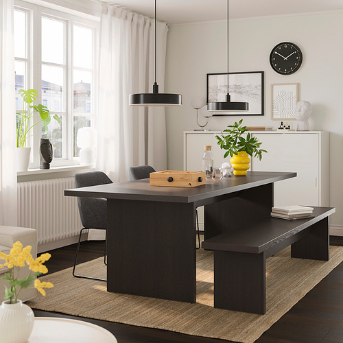 BERGSHYTTAN / TOSSBERG, table with 2 chairs and bench. 2 of 8 open dialog