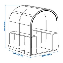 Measurement Illustration - ASPAREN greenhouse