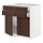 Select colour variation: white/Sinarp brown