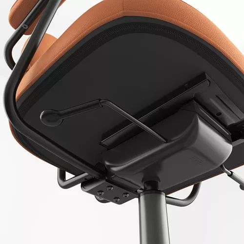 ALEFJÄLL アレフィェルオフィスチェア, グラン ゴールデンブラウン イケア（IKEA） IKEA - - ALEFJALL -アレフィェル- オフィスチェア