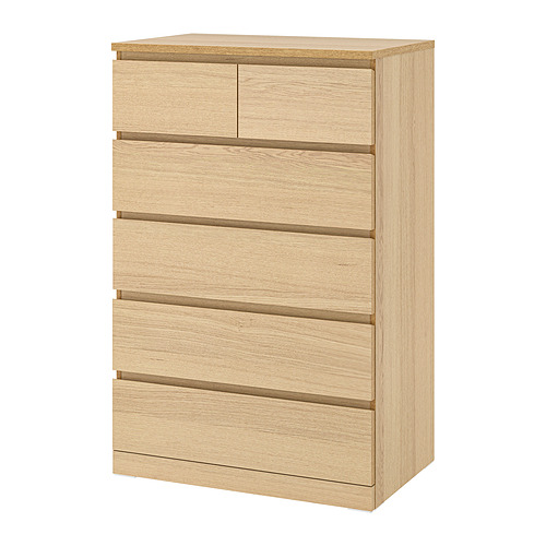 MALM, chest of 6 drawers. 1 of 4 open dialog