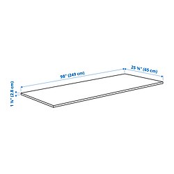 Measurement Illustration - EKBACKEN countertop