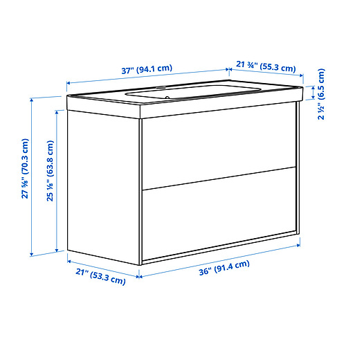 HAVBÄCK / ORRSJÖN, wash-stnd w drawers/wash-basin. 7 of 7 open dialog