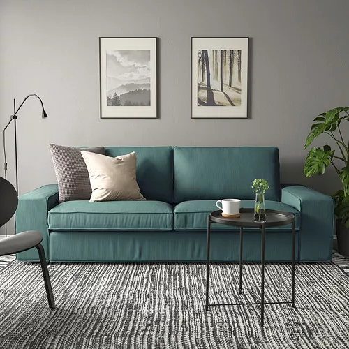 IKEA Puerto Rico KIVIK seat sofa, Kelinge gray-turquoise