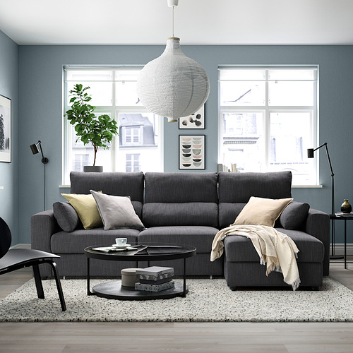 ESKILSTUNA, 3-seat sofa with chaiselongue. 3 of 8 open dialog