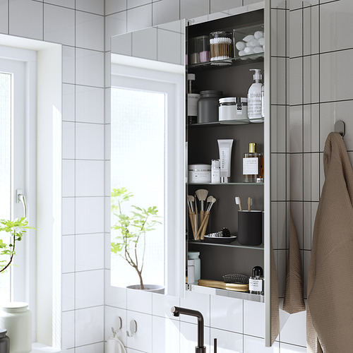 LETTAN, mueble de baño con espejo y puertas. 3 de 4 open dialog