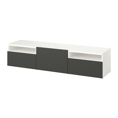 BESTÅ, TV unit with drawers and door 1 of 7 open dialog