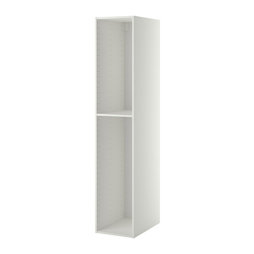 Mueble de cocina METOD blanco, alto, un estante, estantería ajustable.