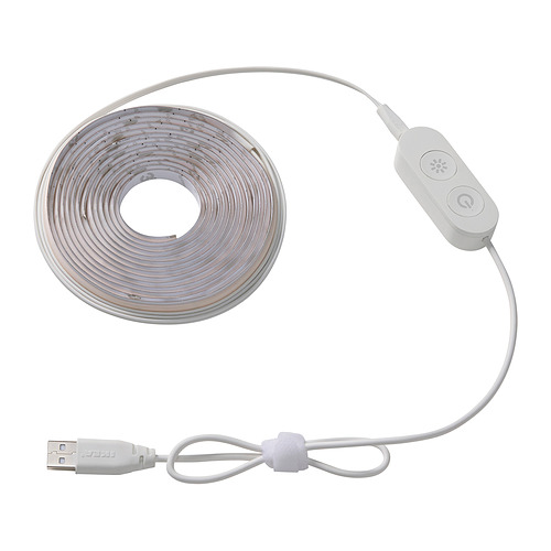 KABBLEKA, LED lighting strip with USB. 1 of 7 open dialog