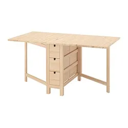 IKEA Puerto Rico - NORDEN drop leaf dining table, birch, 10 1/4/35