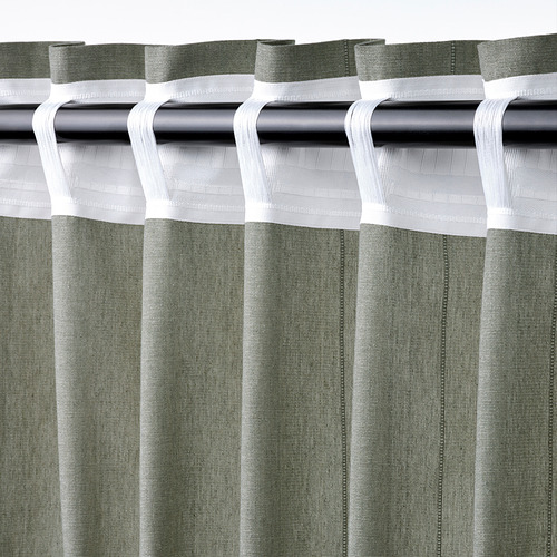LENDA, cortinas con tiras, 1 par. 7 de 9 abrir diálogo