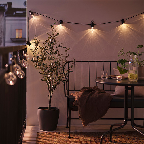 SVARTRÅ, LED string light with 12 lights. 2 of 4 open dialog
