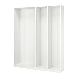 PAX, 2 wardrobe frames, White