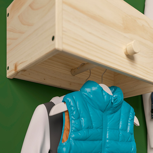 RAGGBERG, coat rack with shelf. 4 of 6 open dialog