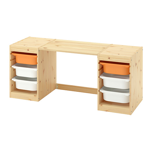 TROFAST, desk with storage boxes. 1 of 7 open dialog